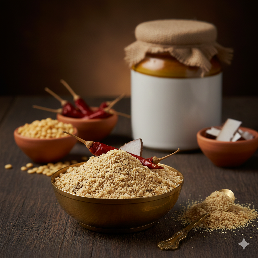 Putnala Chutney Podi (Roasted Gram)