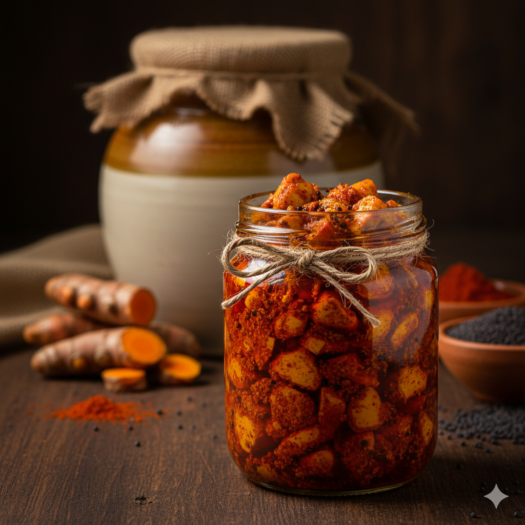 Turmeric Pickle (Fresh Turmeric)